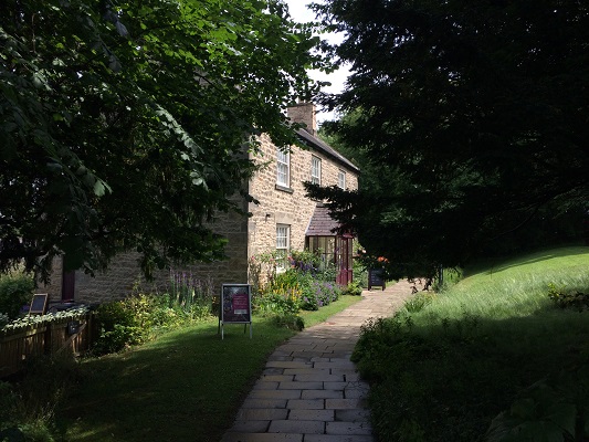 Image of National Trust Cherryburn entrance.